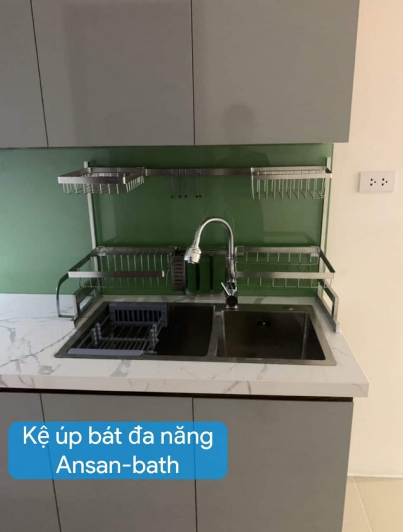 Kệ úp bát đĩa đa năng Ansan-bath