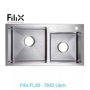 Chậu rửa bát FL30-7843 Lệch