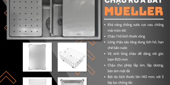 CHẬU RỬA BÁT MUELLER ML 7644 UD CHỐNG XƯỚC