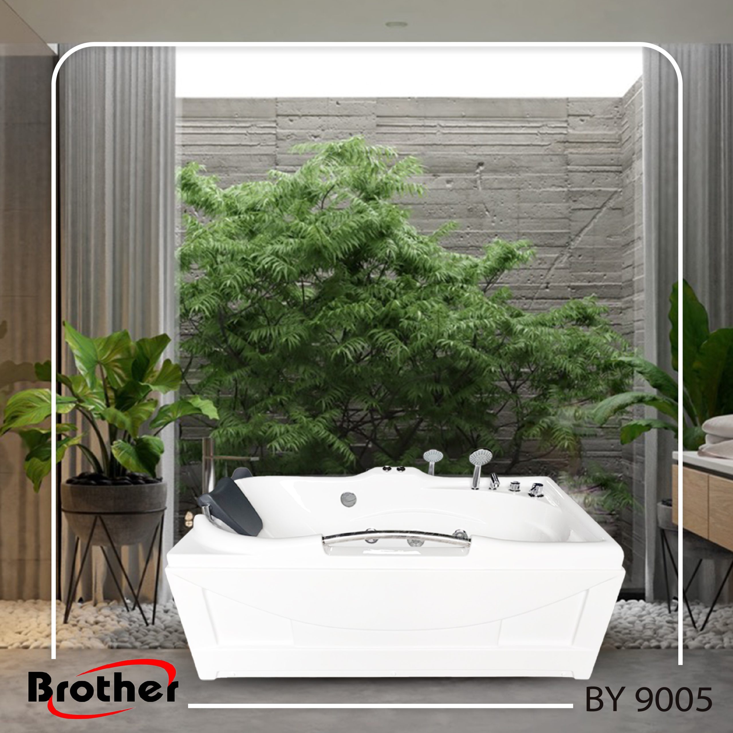 BỒN TẮM MASSAGE ĐƠN BY – 9005M BỒN TẮM MASSAGE ĐƠN BY – 9005M
