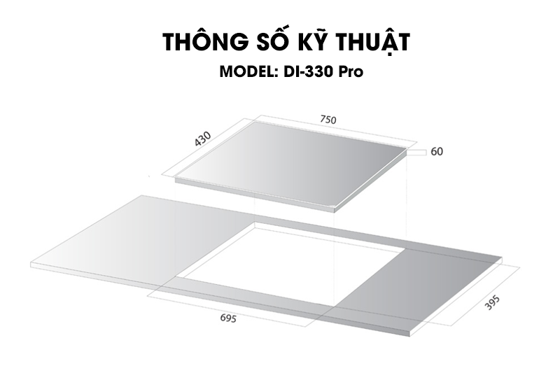 thong so bep tu di 330 pro